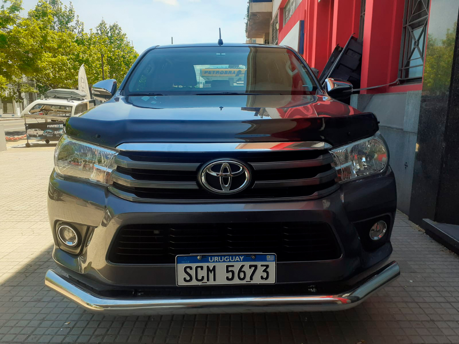 Defensa Spaco Talampaya Acero Toyota Hilux Revo Cromado Proteccar