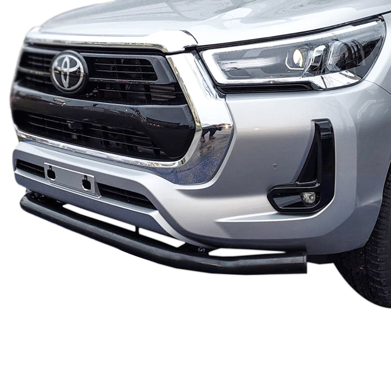 Defensa Talampaya Race Sport Acero Negro Toyota Hilux 2019 ProtecCar