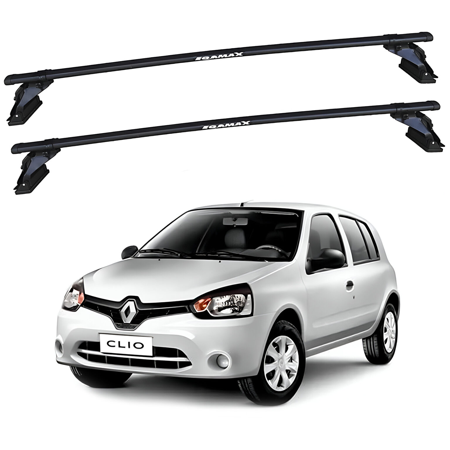 Barras De Techo Eqmax Acero Renault Clio Hatch Proteccar