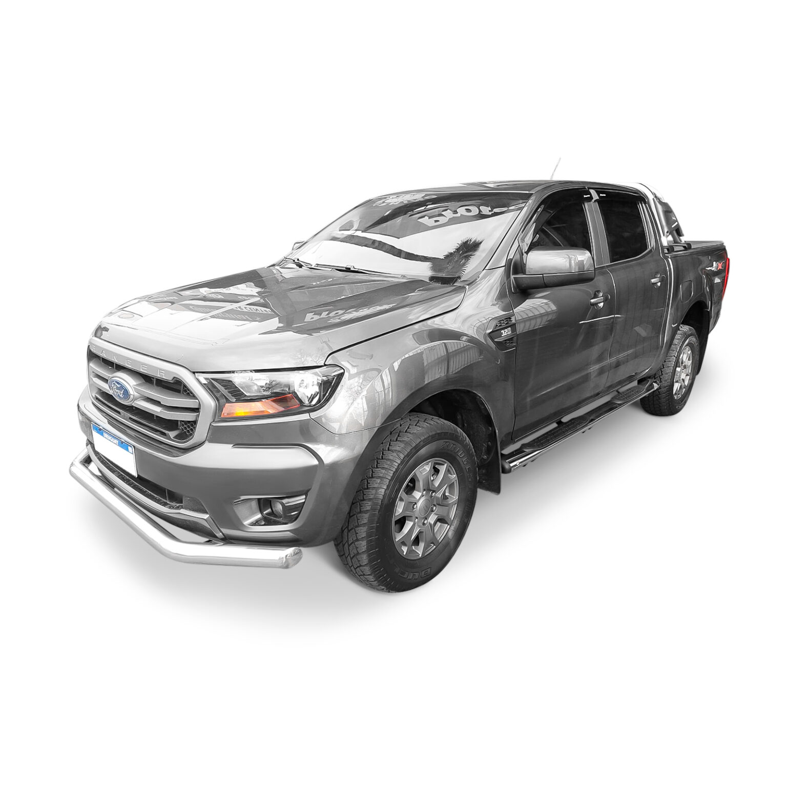 Defensa Spaco Talampaya Acero Ford Ranger T Cromado Proteccar