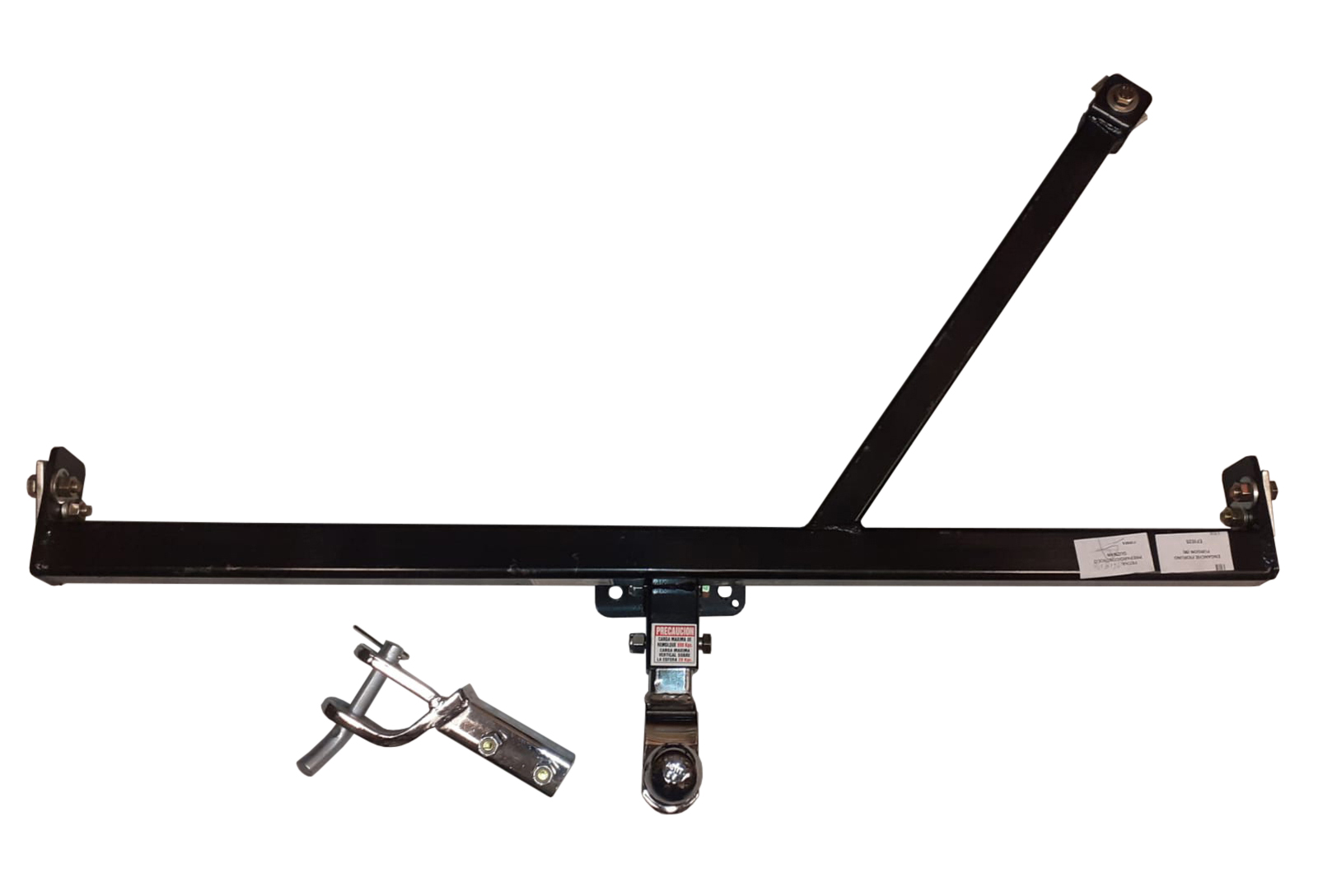 Enganche Race Sport Acero Fiat Fiorino Furgón Negro 800 kg