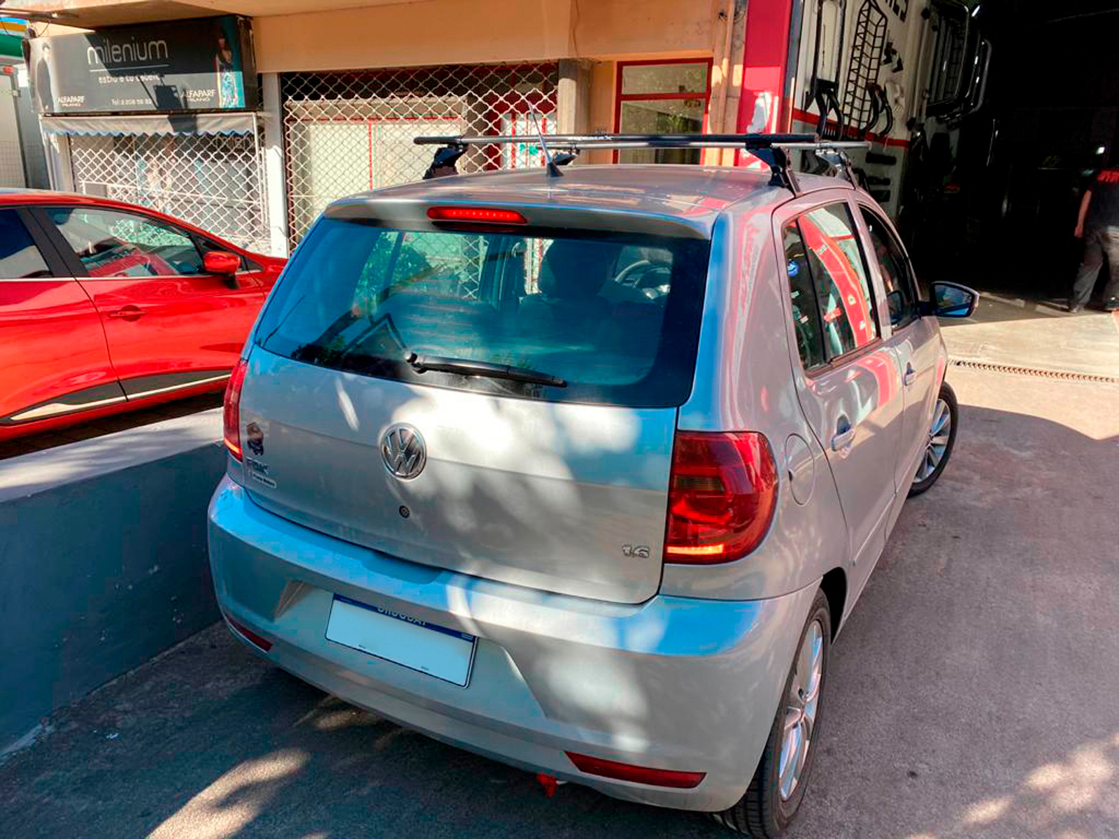 Barras de techo Eqmax Acero Volkswagen Fox Negro - Image 2