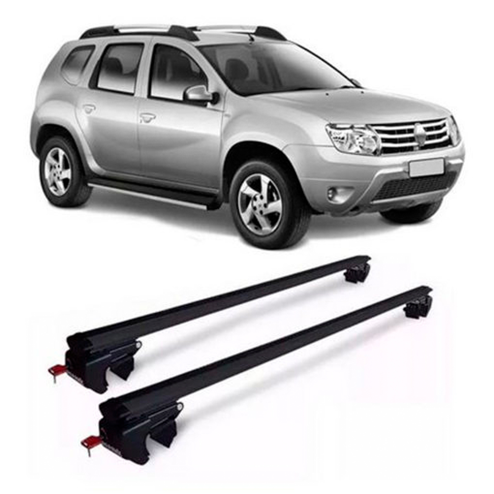 Barras De Techo Transversales Eqmax Duster Oroch Negro