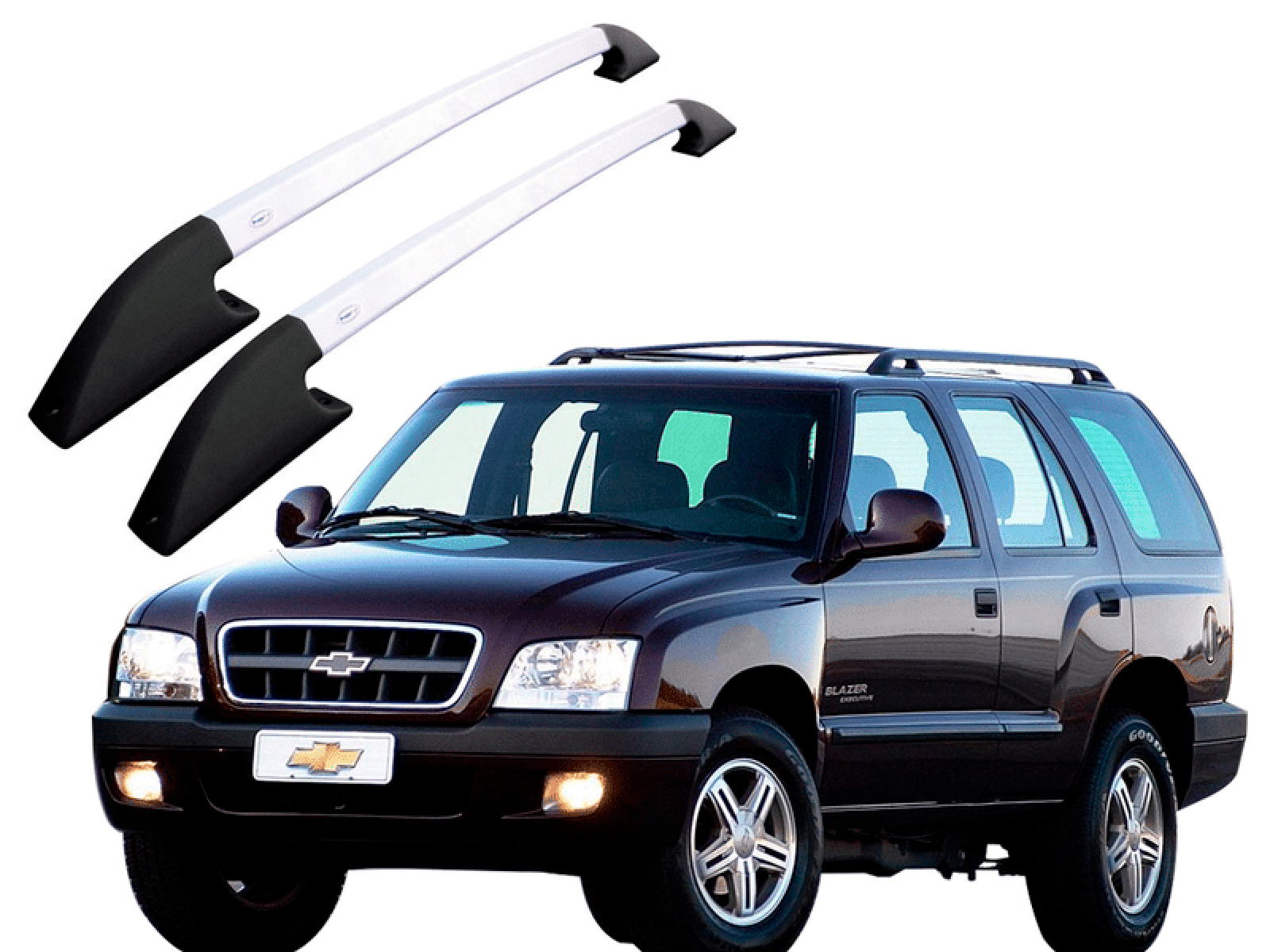 Barras laterales Projecar Aluminio Chevrolet Blazer Gris