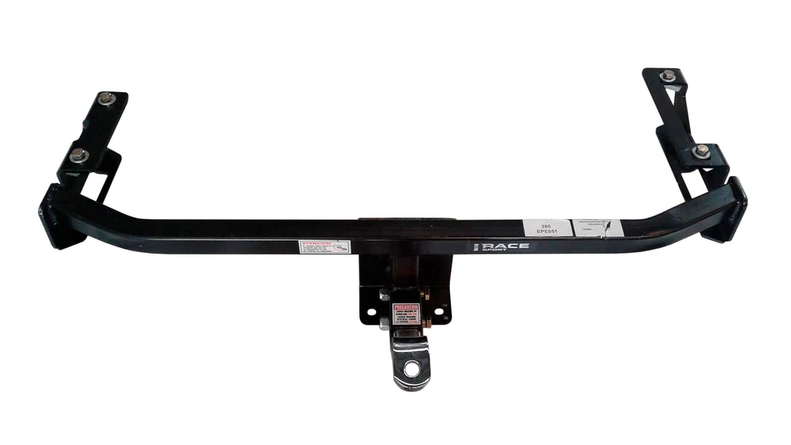 Enganche De Trailer Race Sport Acero Negro Peugeot 208 2010-2021 800 kg