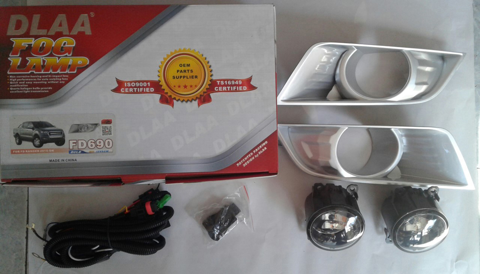 Kit faros camineros DLAA Caminero Ford Ranger Transparente - Image 2