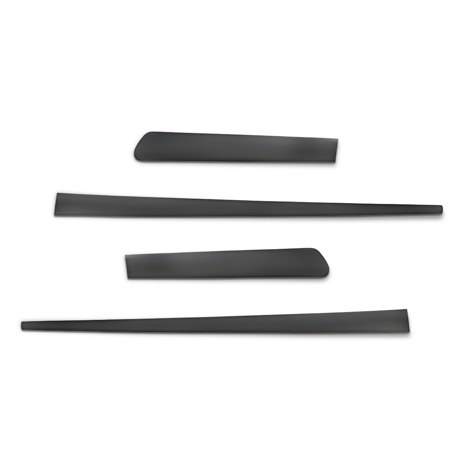 Baguetas Laterales Fiat Strada Cabina Simple 2005-08 Negro