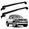 Barras De Techo Eqmax New Wave Aluminio Negro Volkswagen Amarok 2013+