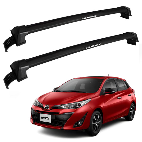 Barras de techo Eqmax New Wave Toyota Yaris Hatch 2018+ Negro