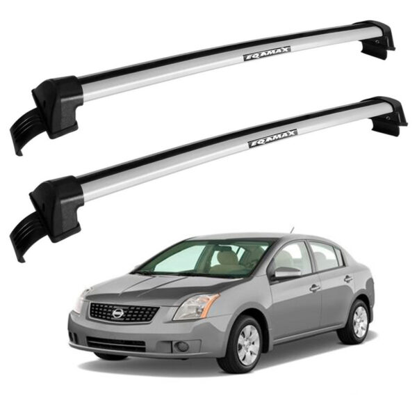 Barras De Techo Eqmax New Wave Aluminio Gris Nissan Sentra 2007-2013