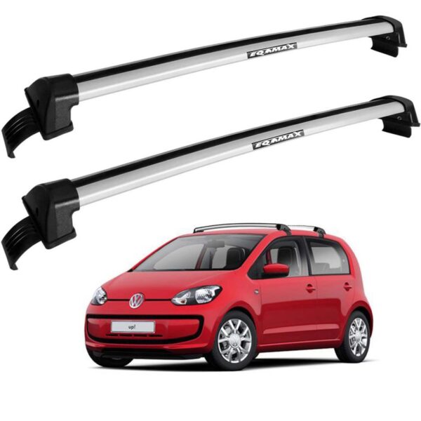 Barras De Techo Eqmax New Wave Aluminio Gris Volkswagen Up! 2014-2021