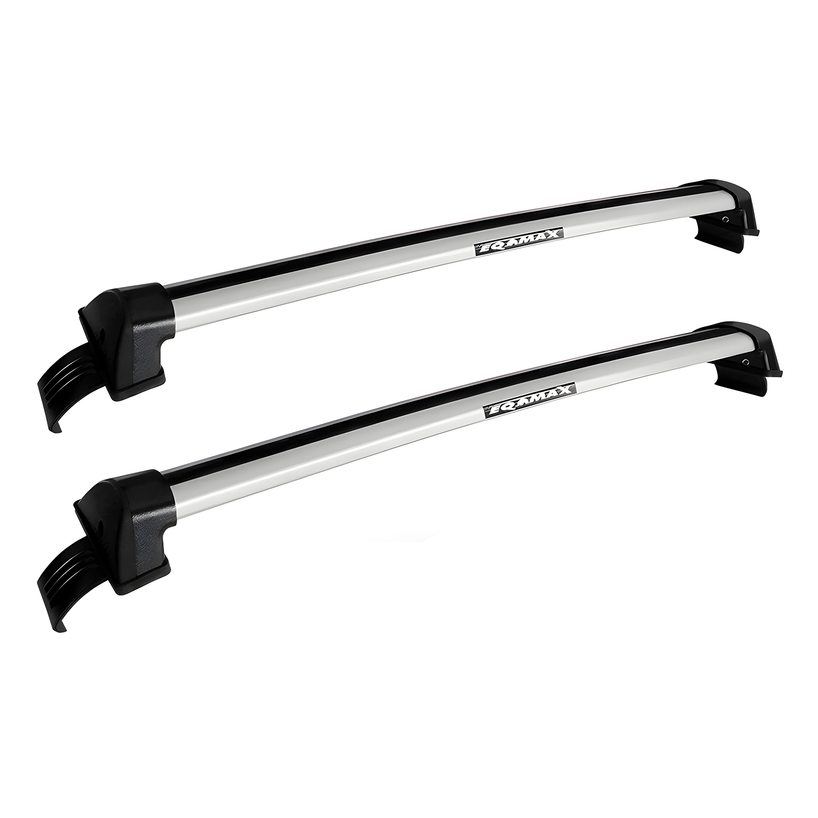 Barras De Techo Eqmax New Wave Aluminio Gris Toyota Yaris Hatch 2018+