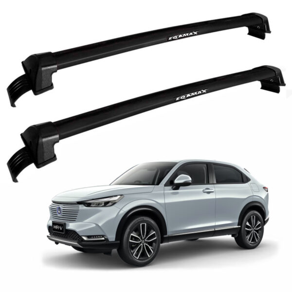 Barras De Techo Eqmax New Wave Aluminio Negro Honda HR-V 2022+