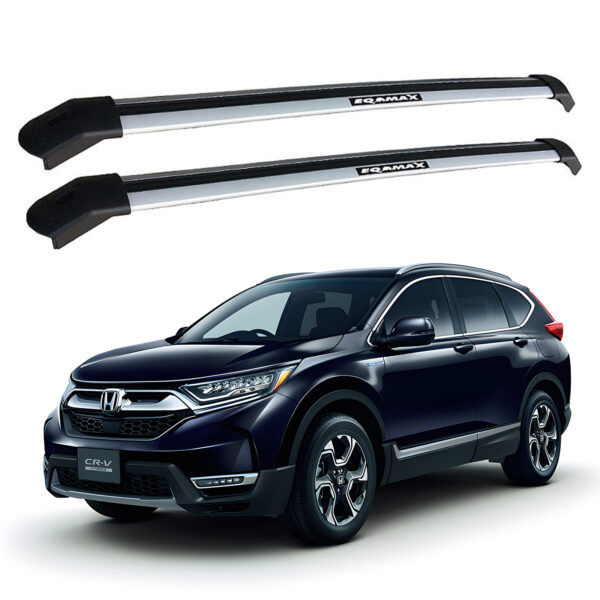 Barras De Techo Rurales Eqmax Delta Aluminio Gris Honda CR-V 2012-2018