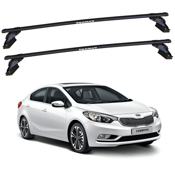 Barras De Techo Eqmax Acero Negro KIA Cerato 2011-2015