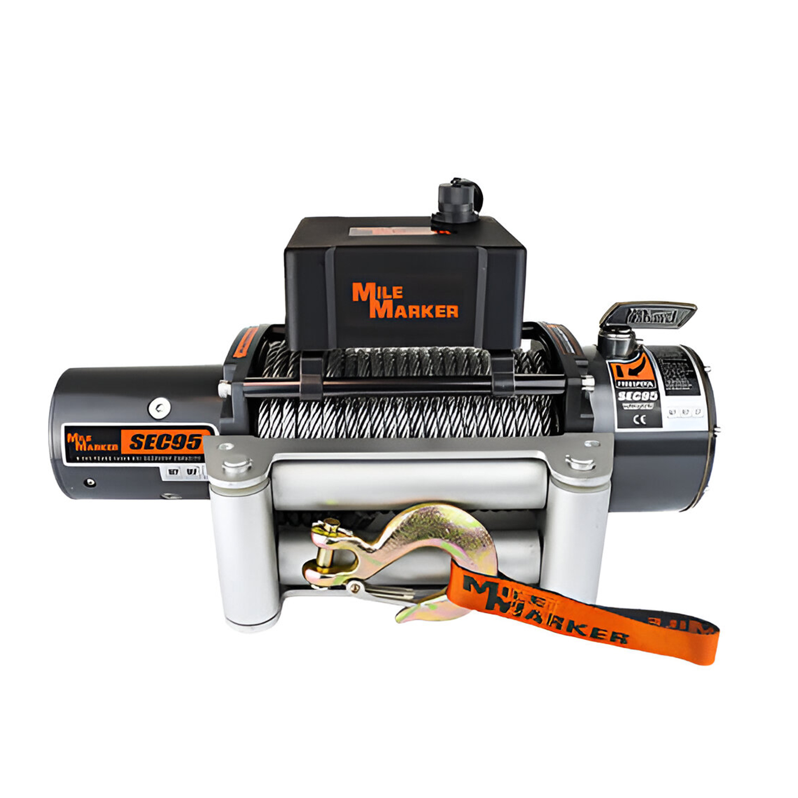 Malacate Eléctrico Mile Marker 12000 lb - 5443 kg 12v