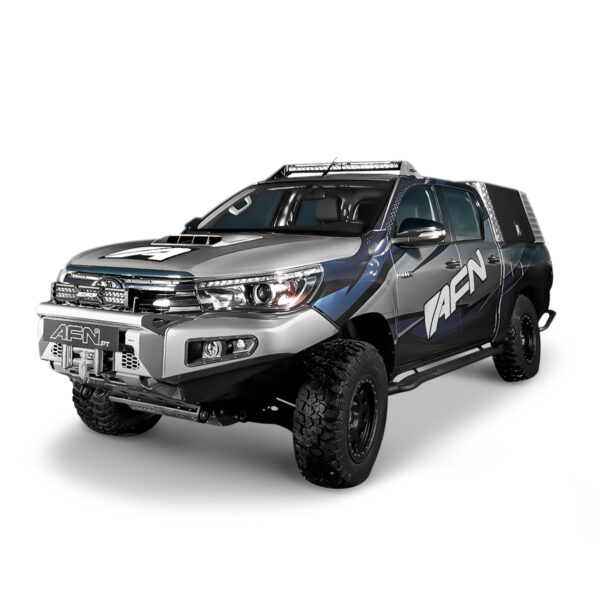 Defensa AFN Acero Carbono Cromado Toyota Hilux Revo 2015+