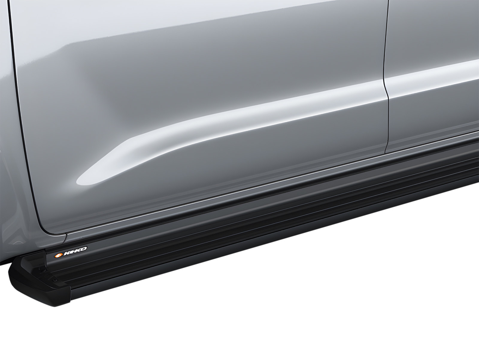 Estribos Keko Integral K1 Aluminio Negro Toyota Hilux Revo Doble Cabina 2016+