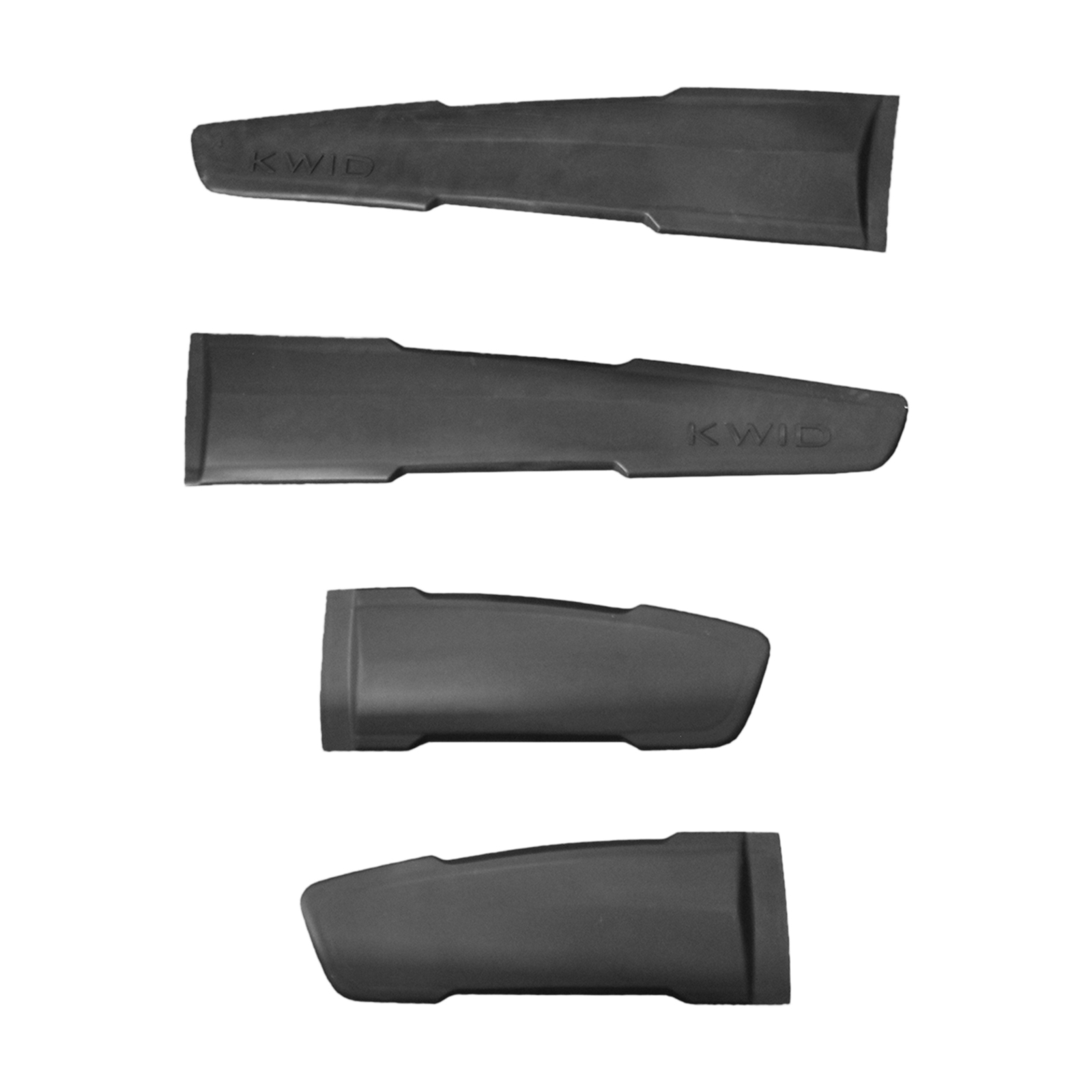 Baguetas Laterales Polartrucks Con Logo Renault Kwid Negro