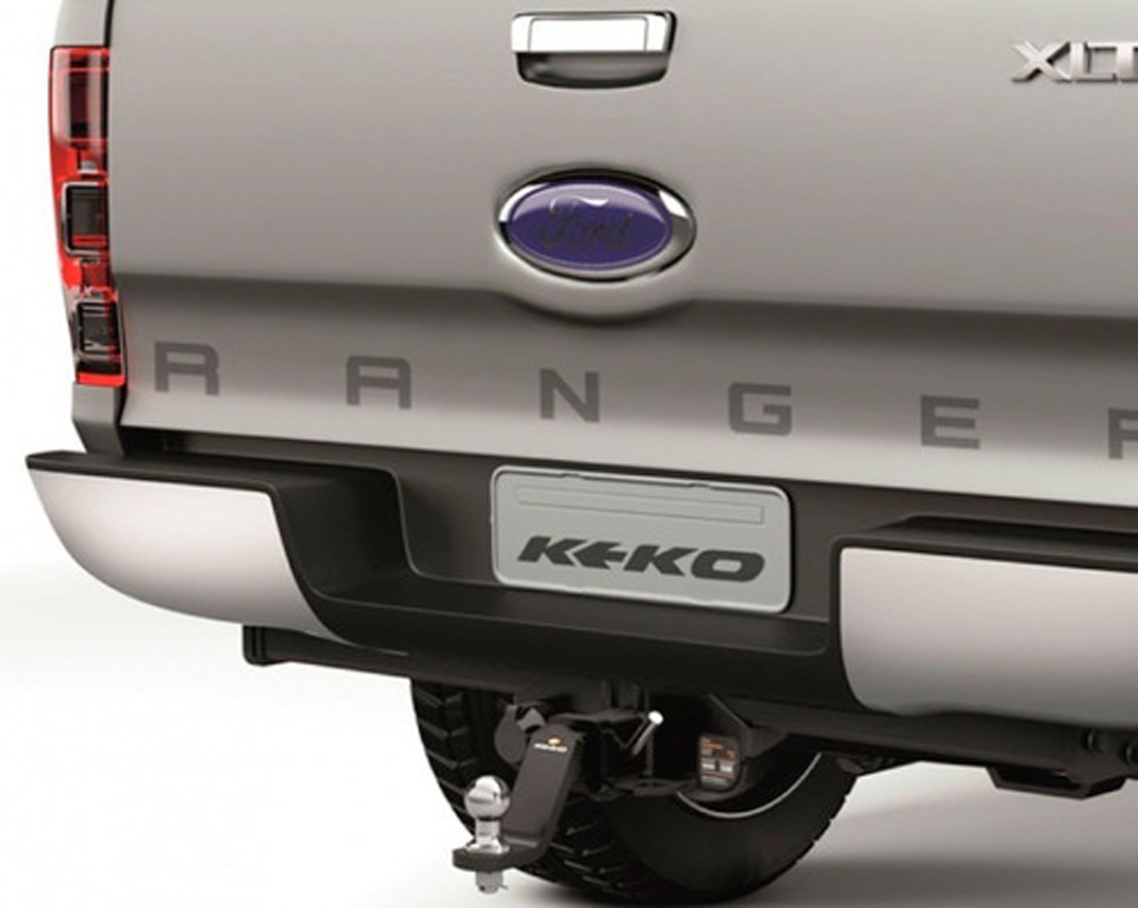 Enganche Keko K1 Acero Ford Ranger 1998-2010 Negro 4500 kg