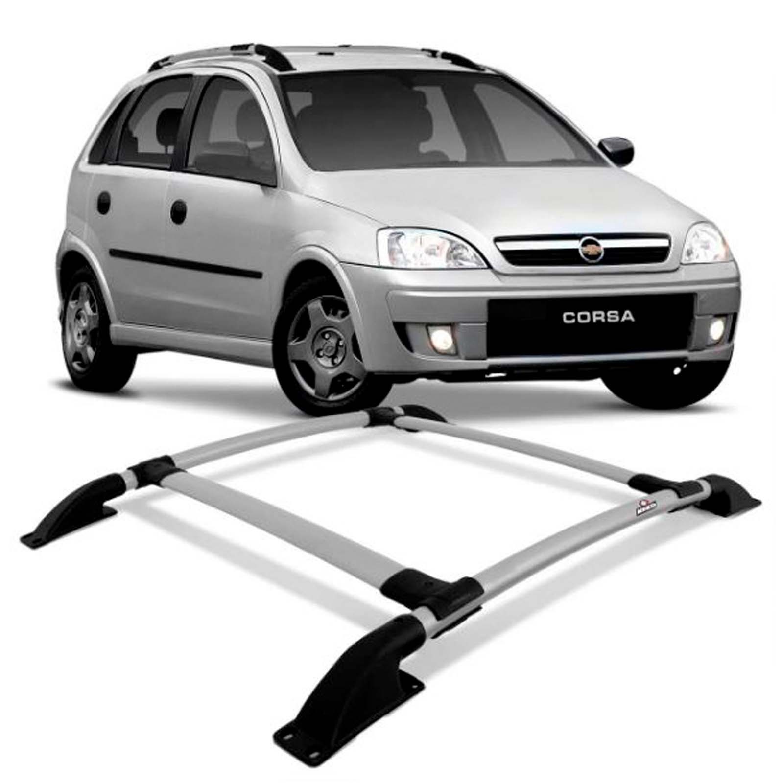 Barras de techo Keko Action acero Chevrolet Corsa Gris