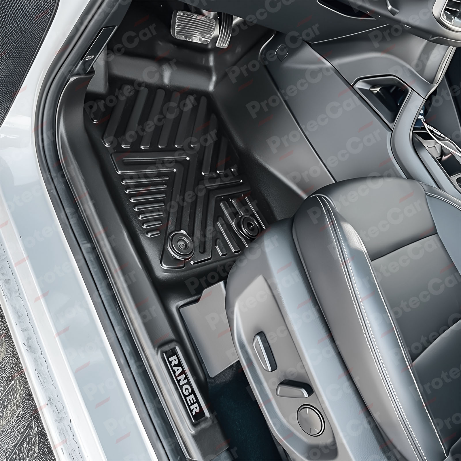 Juego De Alfombras 5D Formato Bandeja Ford Ranger 2023+ T9 - Image 4