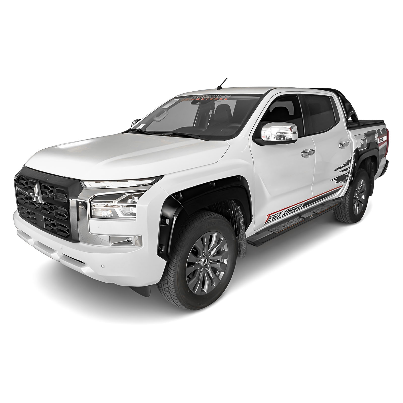 Estribos Keko My Road Aluminio Mitsubishi L200 2024+ Negro - Image 4