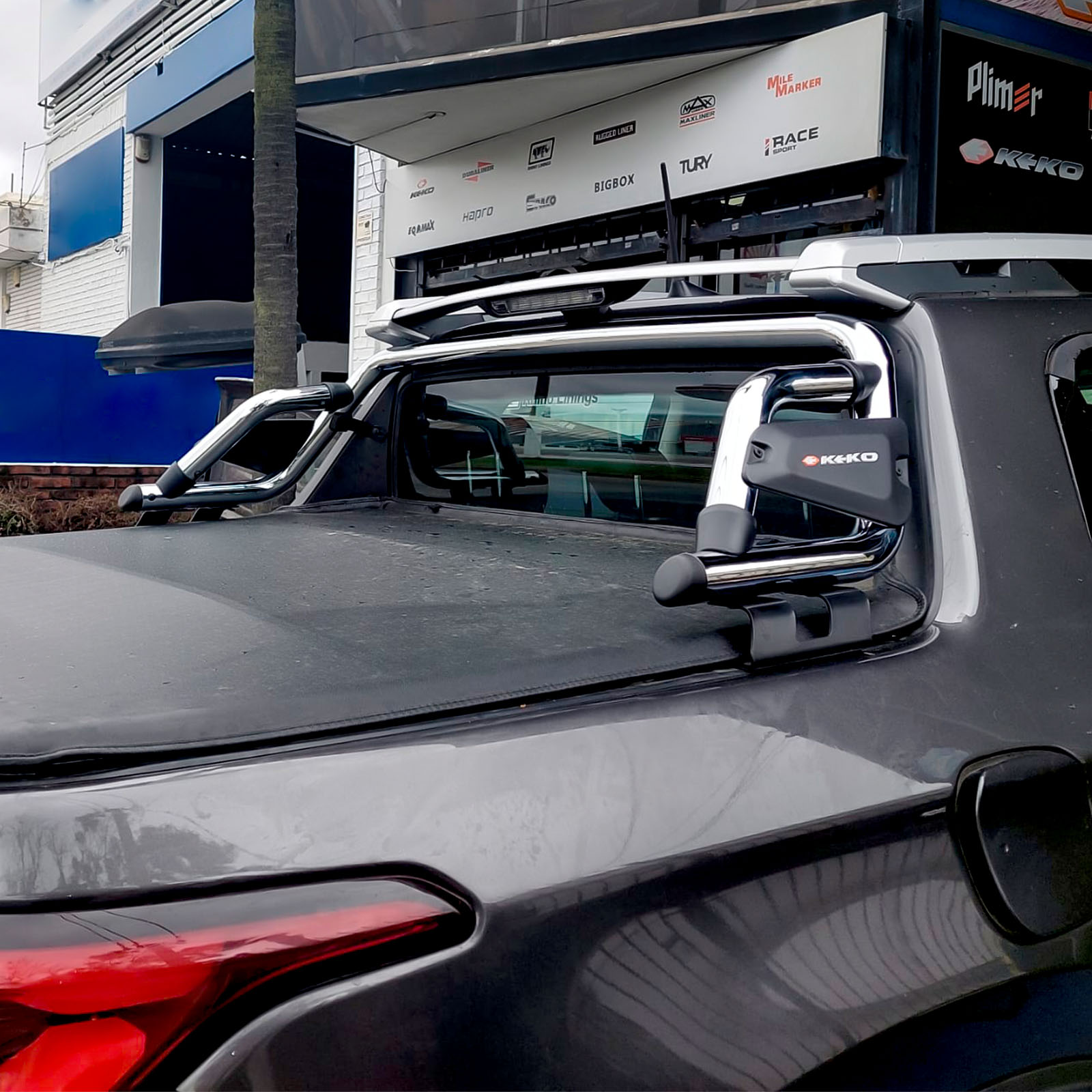 Barra Antivuelco Keko K1 Acero Carbono Fiat Toro 16+ Cromado - Image 4