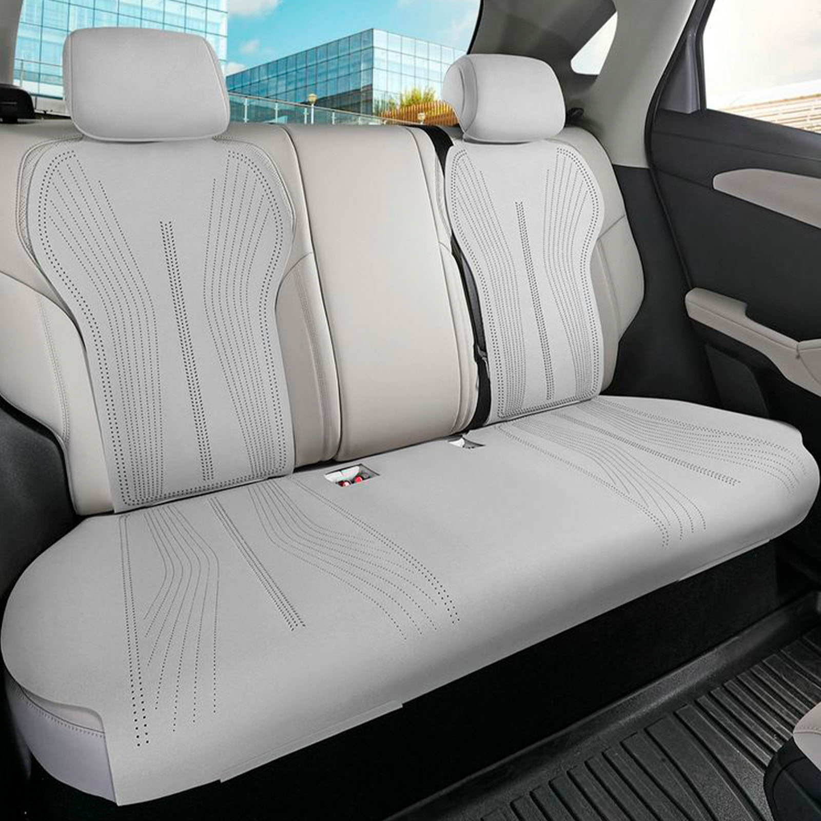 Kit Fundas Spaco BYD Yuan Pro 2024+ Gris Completo Colocadas - Image 4