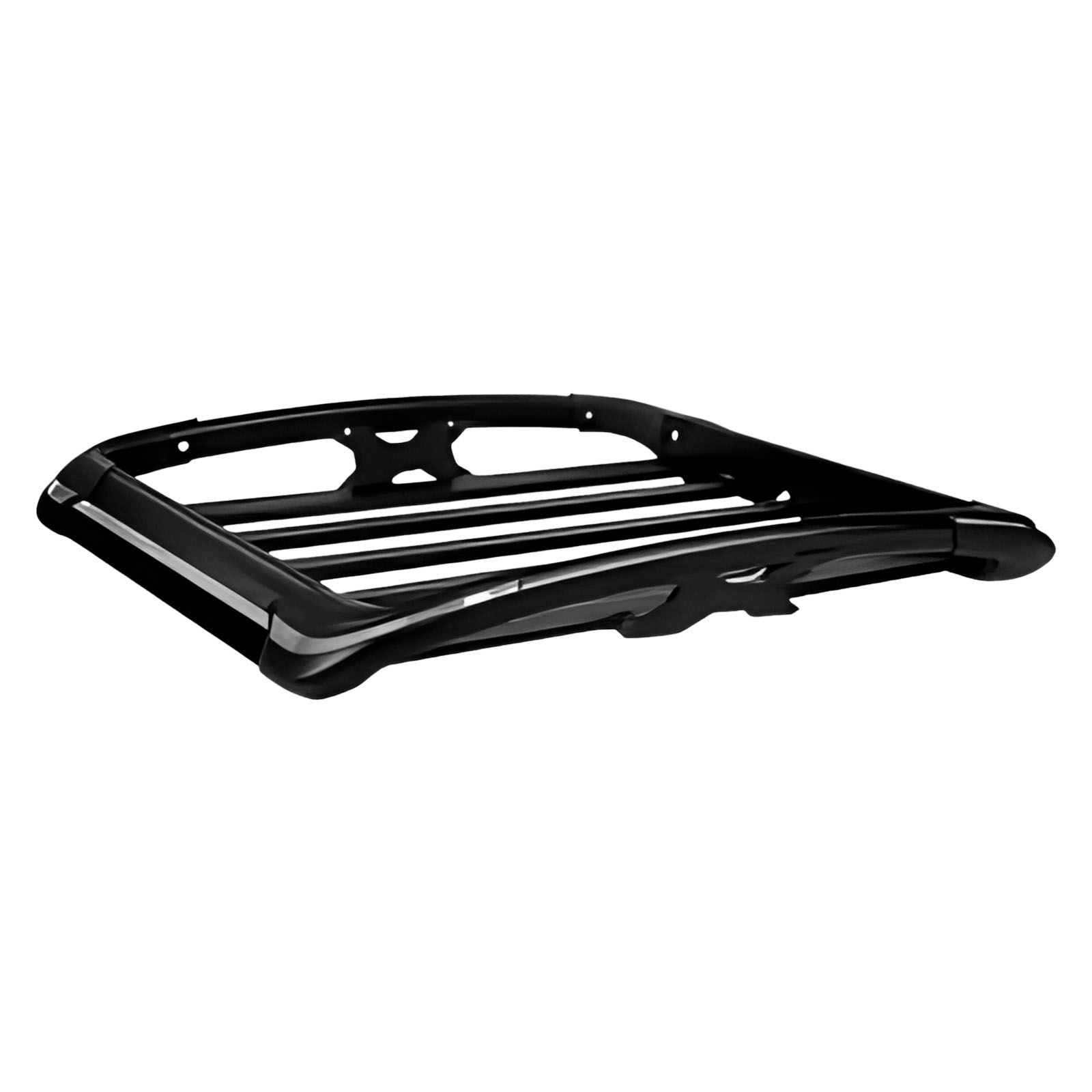 Canastilla Sin Barra Lateral Aluminio 160x110 Univers. Negro