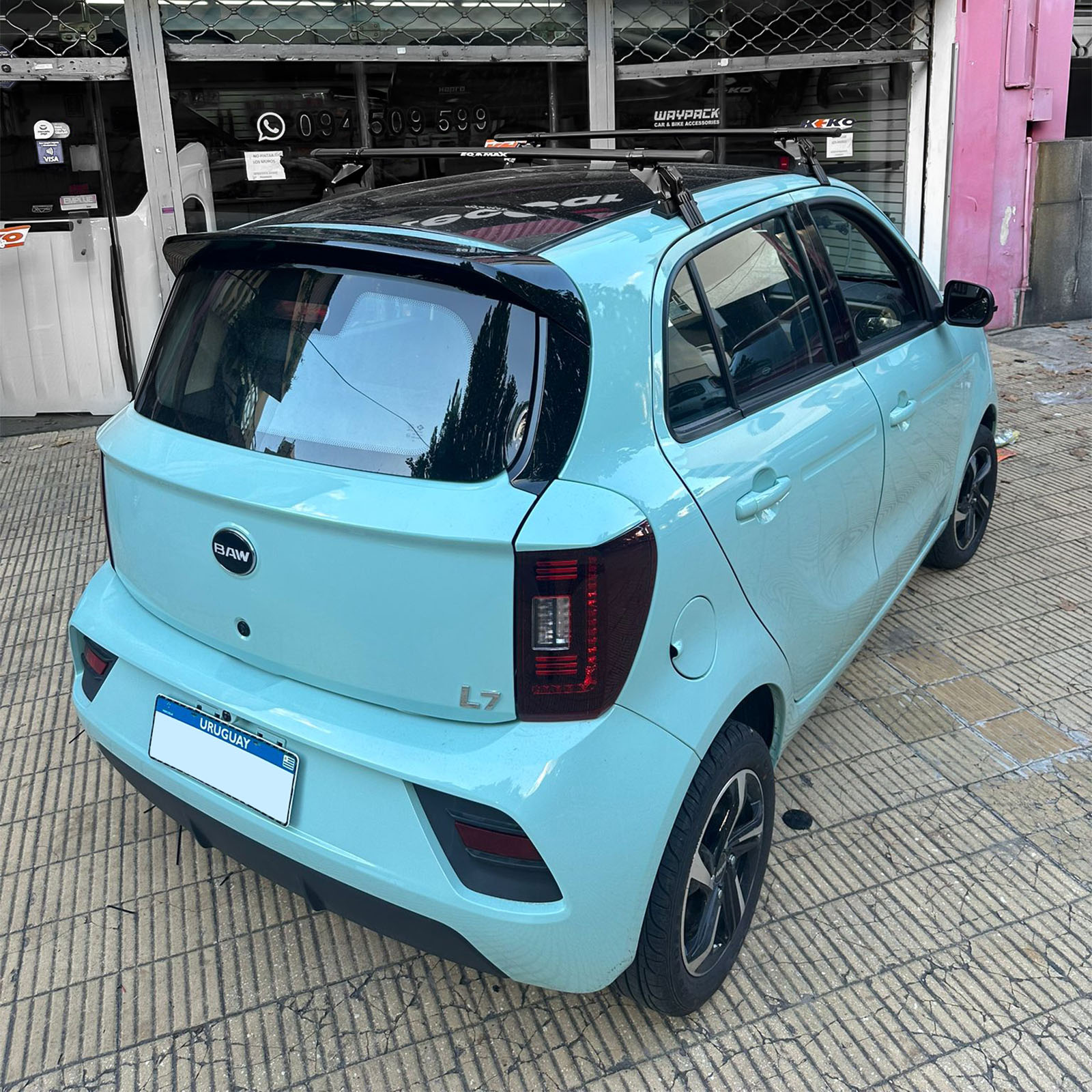 Barras De Techo Eqmax Acero BAW L7 EV 2025+ Negro - Image 4