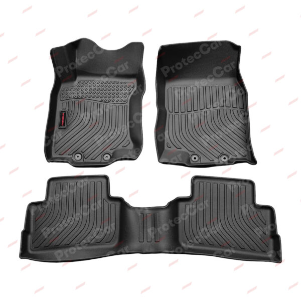 Juego Alfombras 3D Spaco TPE Negro Nissan Qashqai 2018-2023