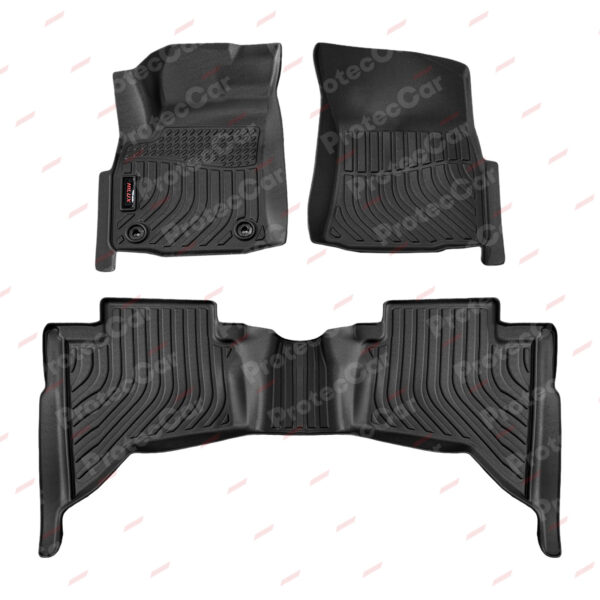 Juego De Alfombras 3D Spaco TPE Toyota Hilux 2015+ D/Cabina