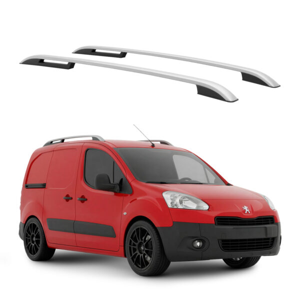 Barras Techo Longitudinales Aluminio Peugeot Partner B9 Gris