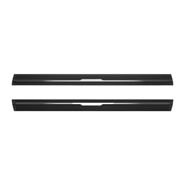 Estribos Eléctricos Aluminio Chevrolet S10 12-23 DC Negro