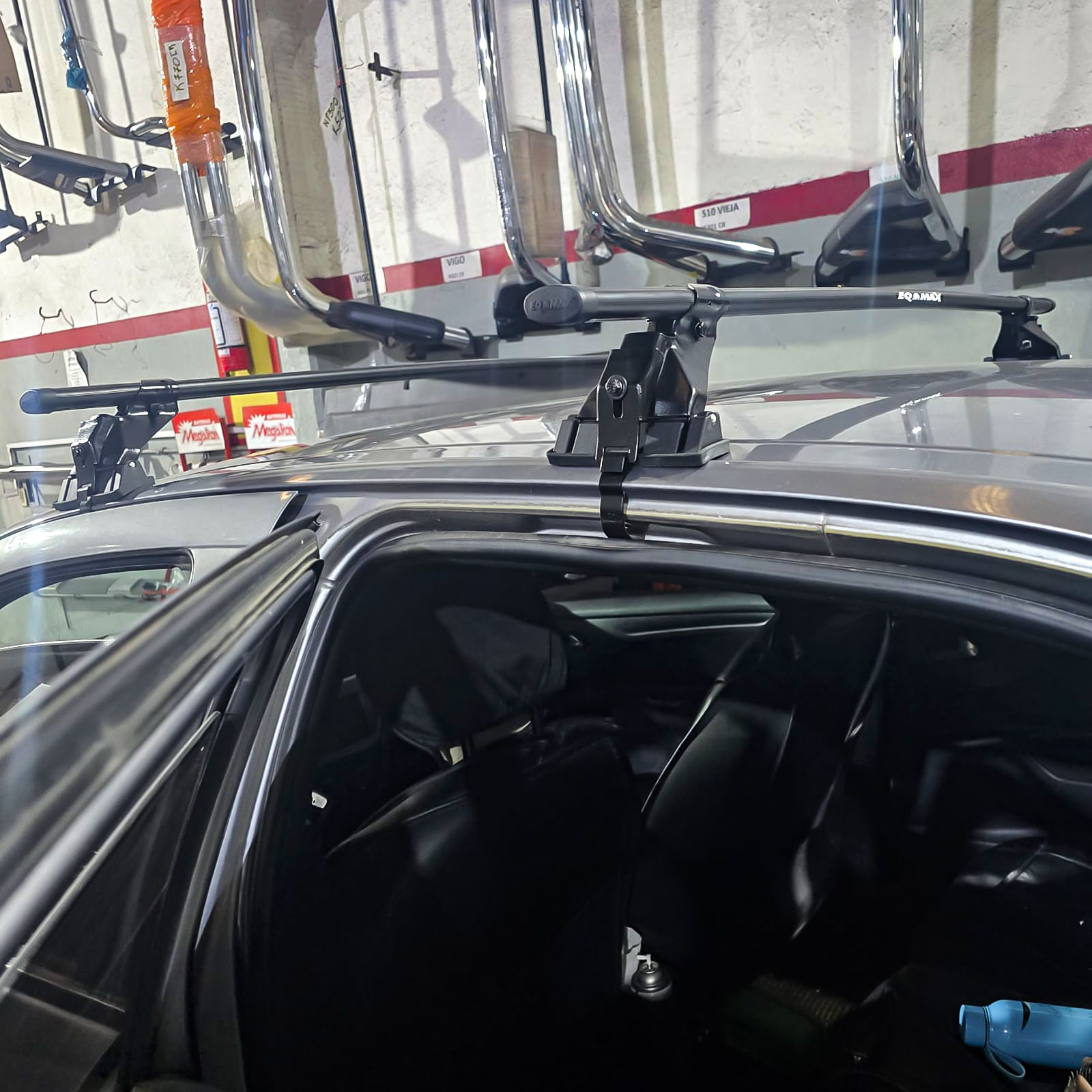 Barras De Techo Eqmax Acero Peugeot 301 2013+ Negro - Image 3