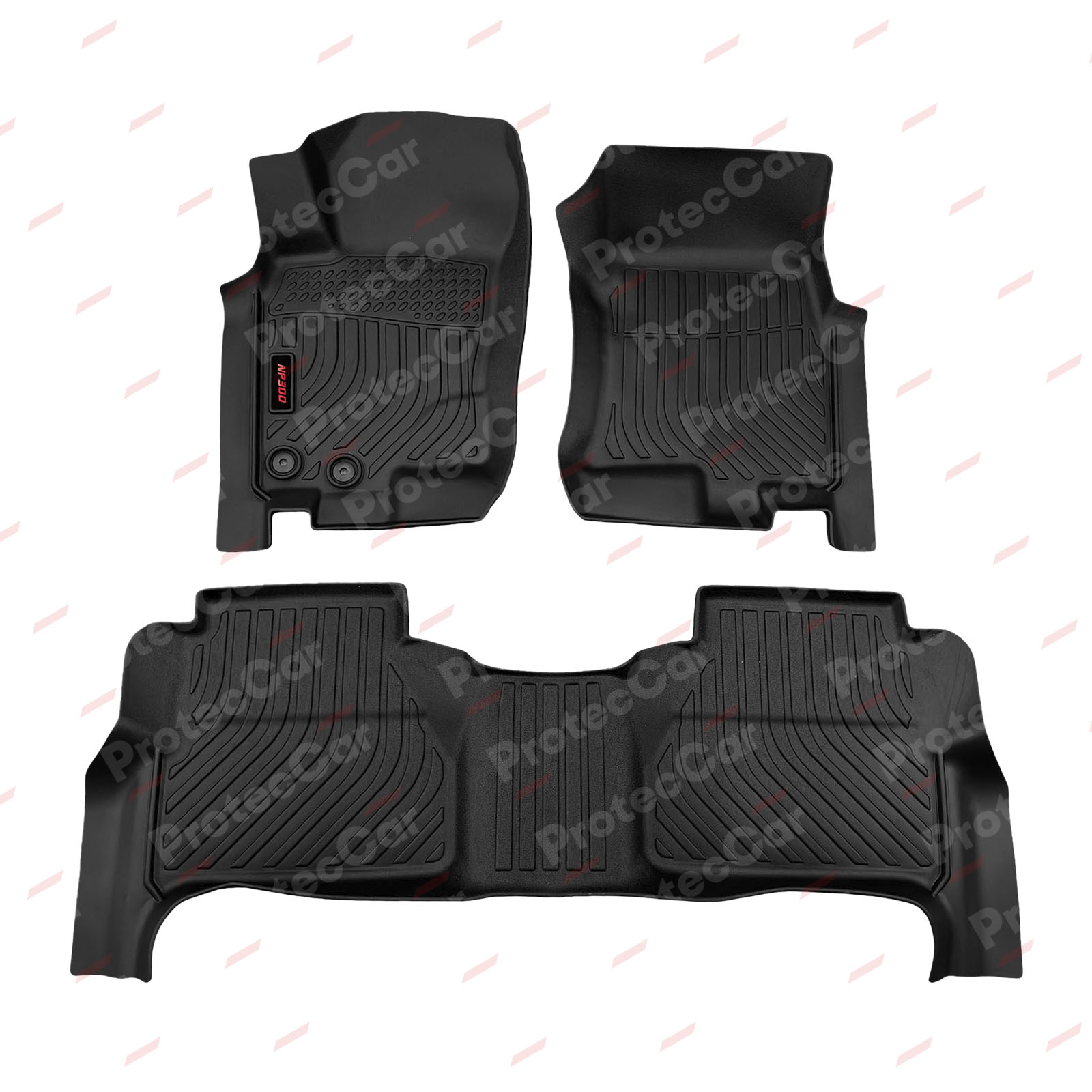 Juego Alfombras Spaco 3D TPE Nissan NP300 Frontier 2024+