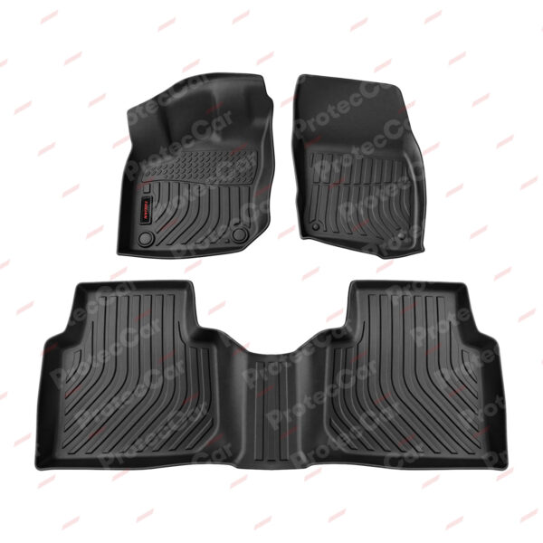 Juego Alfombras 3D Spaco TPE Negro Volkswagen Tiguan 2025+