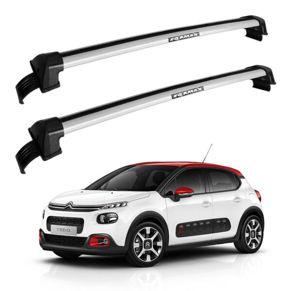 Barras De Techo Eqmax New Wave Citroën C3 2014+ Gris